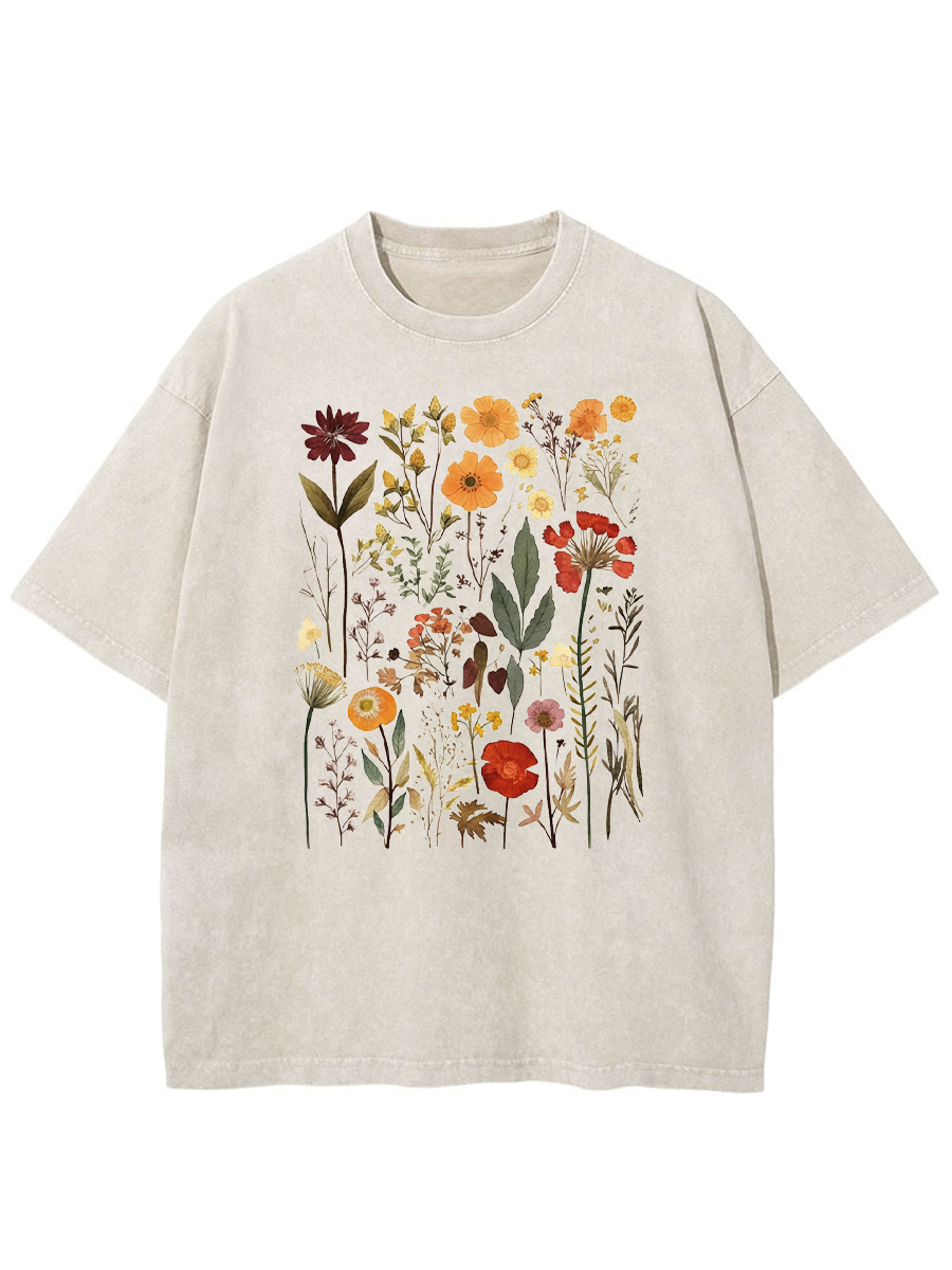 Vintage Flower Washed T-Shirt