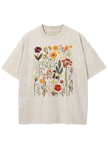 Vintage Flower Washed T-Shirt