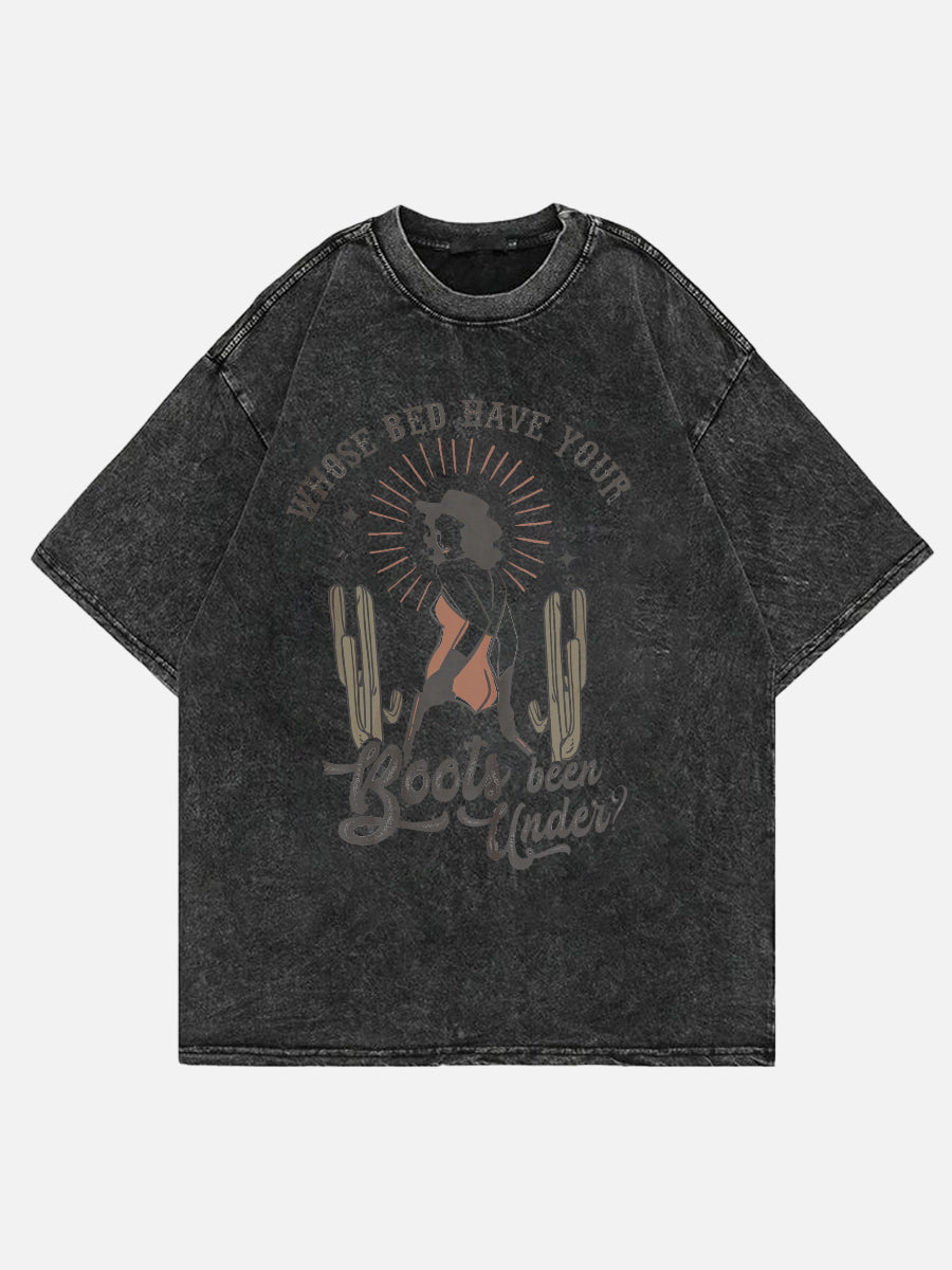 Whose Boots Washed Tee