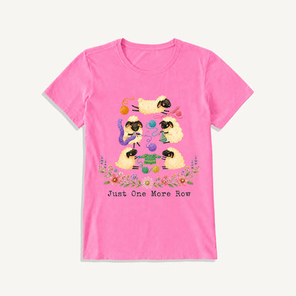 Woolly Meadow Craft Garden Print Crew Neck Cotton Tee
