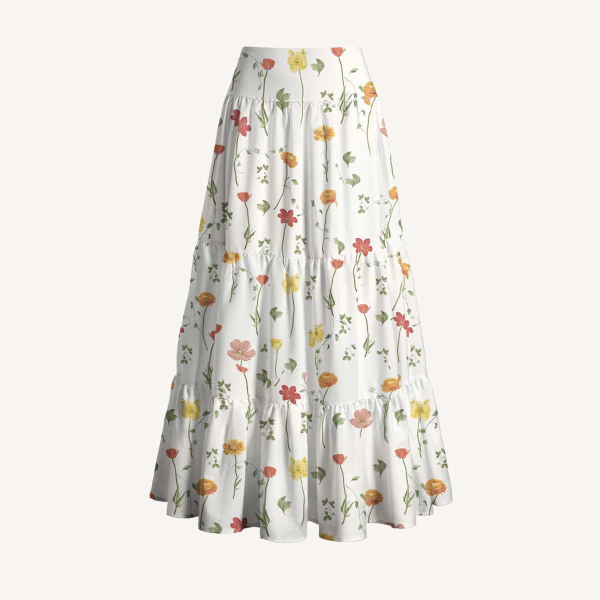 Wildlight Meadow Print Convertible Maxi Skirt & Strapless Dress