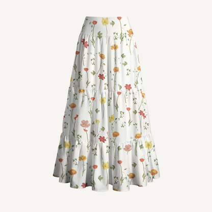 Wildlight Meadow Print Convertible Maxi Skirt & Strapless Dress
