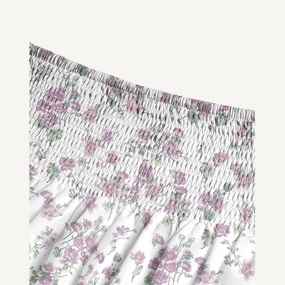 Lavender Field Whisper Print Convertible Maxi Skirt & Strapless Dress
