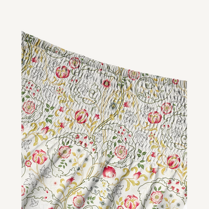 Peony Vine Garden Print Convertible Maxi Skirt & Strapless Dress
