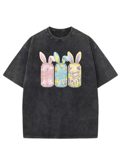 Vintage Easter Bunny Soda Washed T-Shirt
