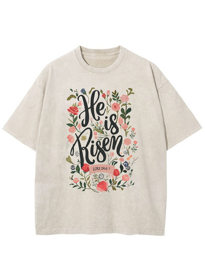 Vintage Easter Bible Verse Washed T-Shirt