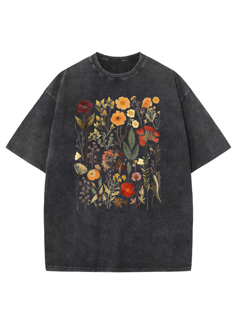 Vintage Flower Washed T-Shirt