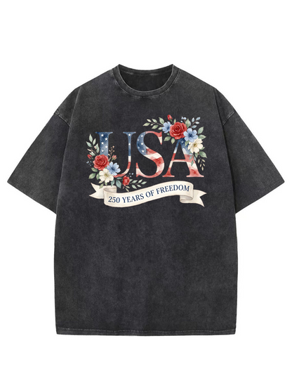 Vintage 1776–2026 Freedom Celebration Washed T-Shirt