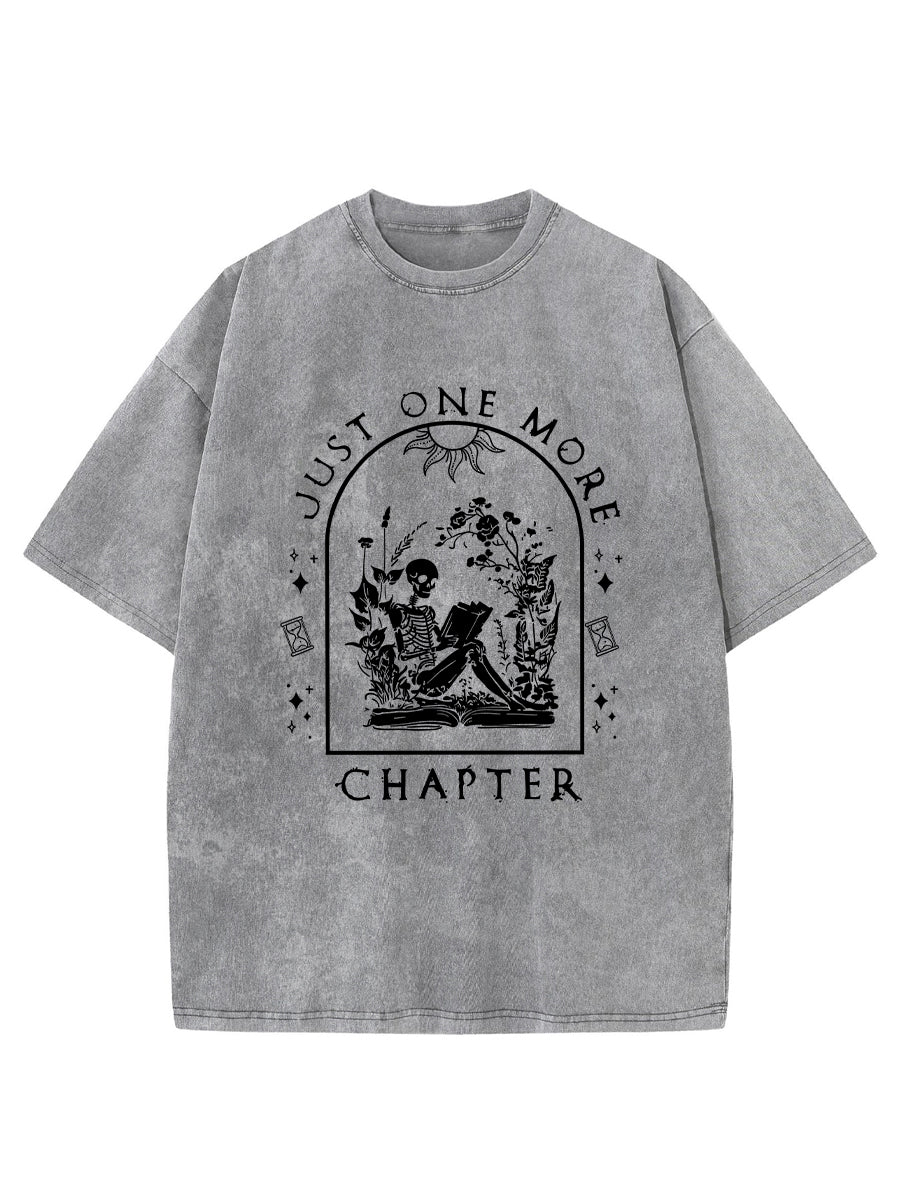 One More Chapter Washed Book T-Shirt