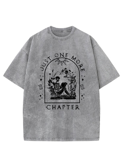 One More Chapter Washed Book T-Shirt