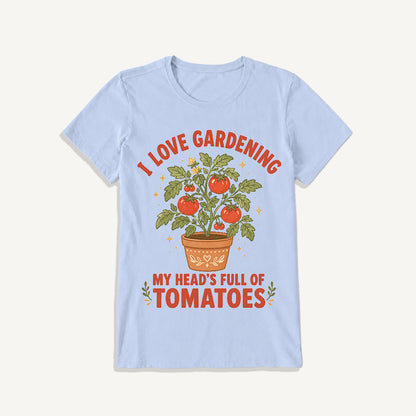 Tomato Garden Daydream Print Crew Neck Cotton Tee
