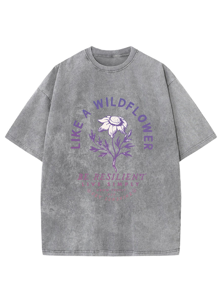 Vintage Like A Wildflower Washed T-Shirt