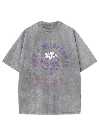 Vintage Like A Wildflower Washed T-Shirt
