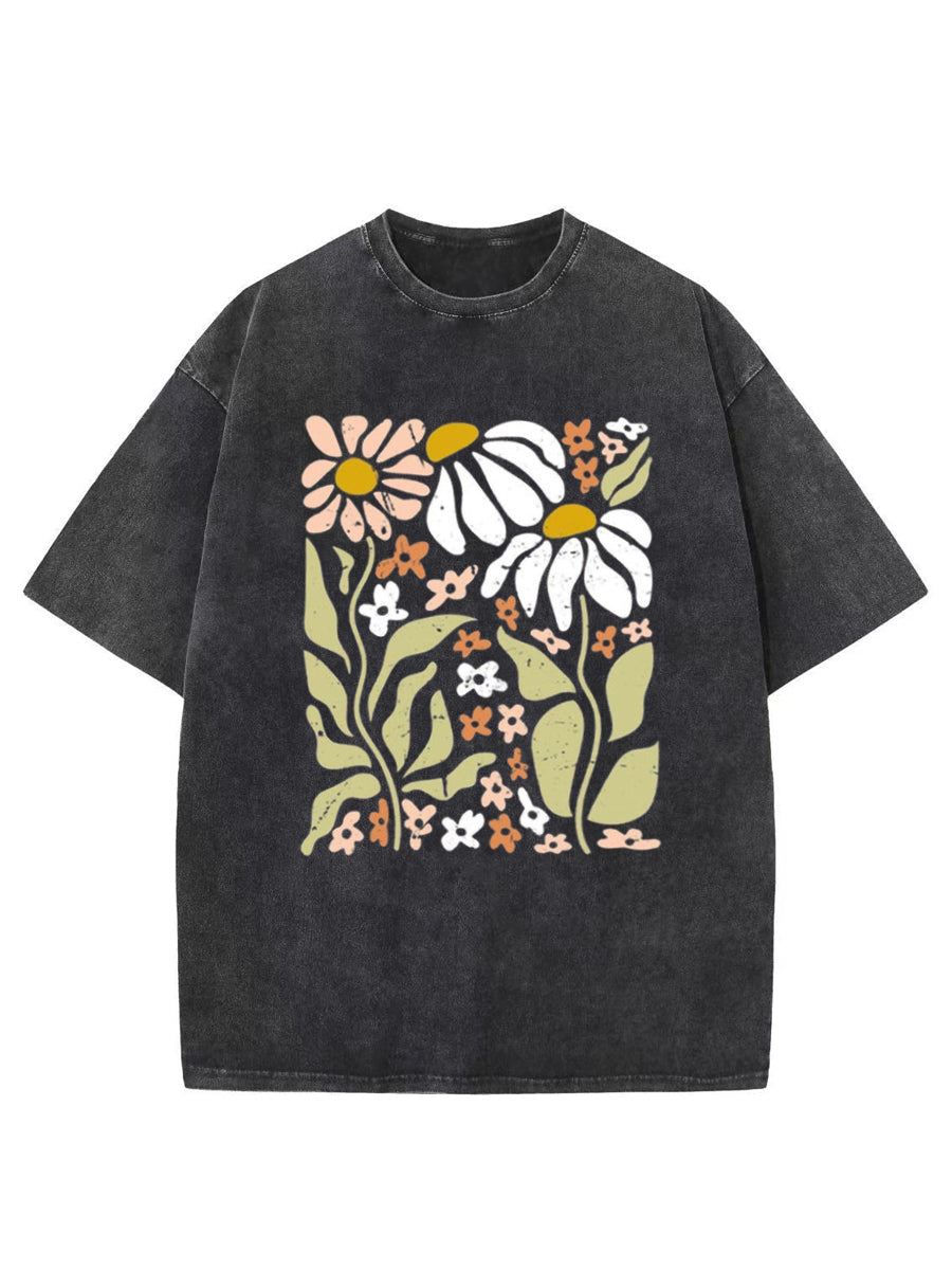 Vintage Wildflowers Floral Washed T-Shirt