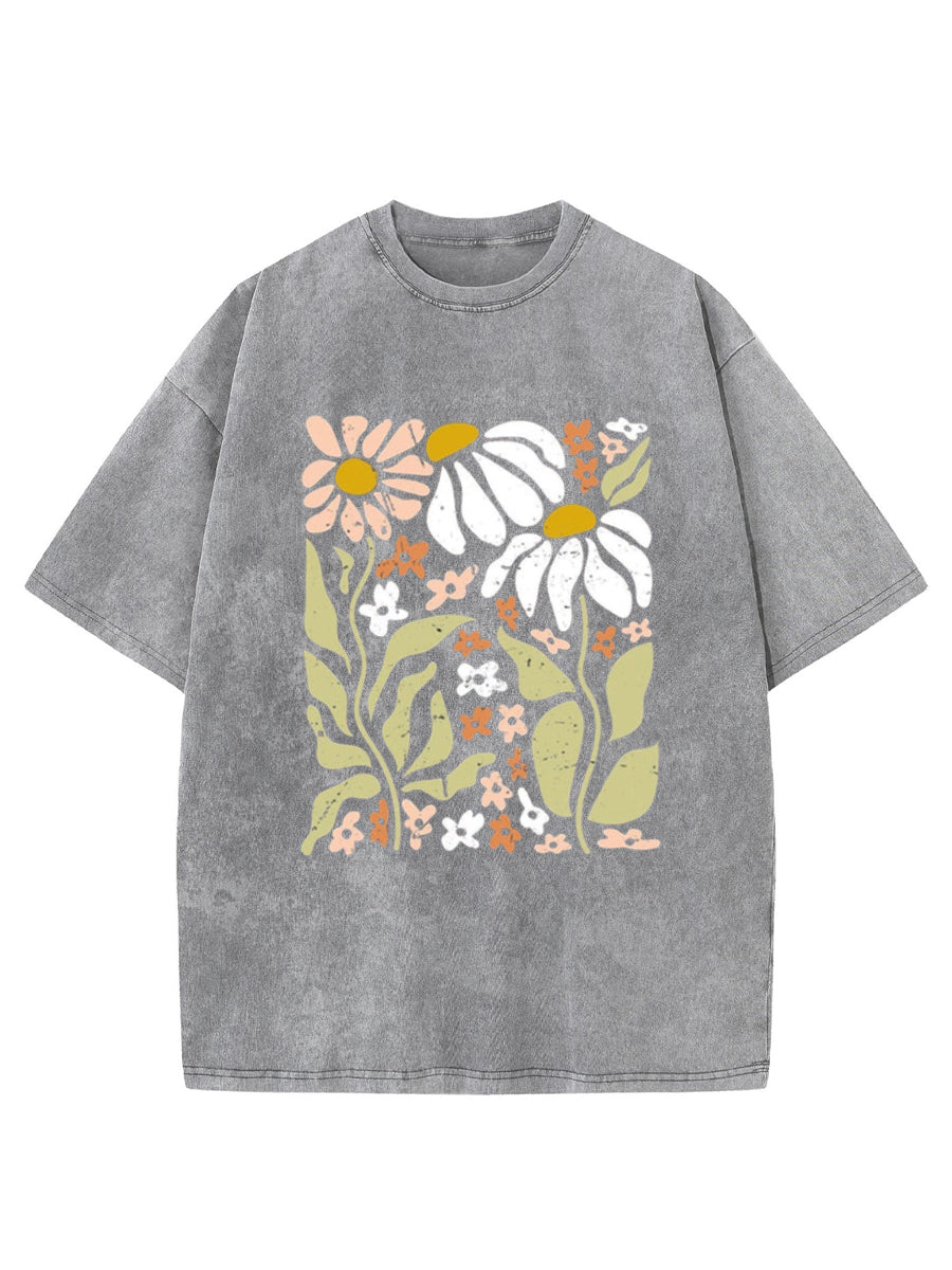 Vintage Wildflowers Floral Washed T-Shirt