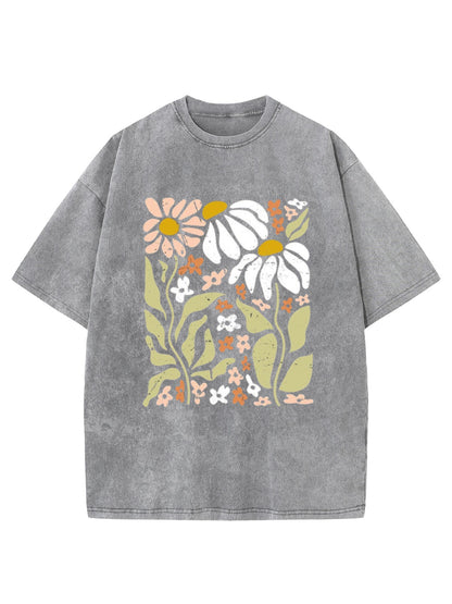 Vintage Wildflowers Floral Washed T-Shirt