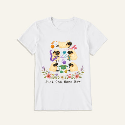 Woolly Meadow Craft Garden Print Crew Neck Cotton Tee
