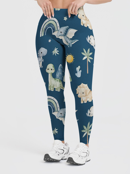 Vintage Midnight Dino Dreamer Leggings