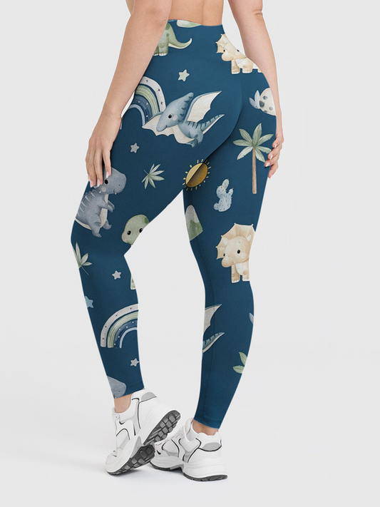 Vintage Midnight Dino Dreamer Leggings