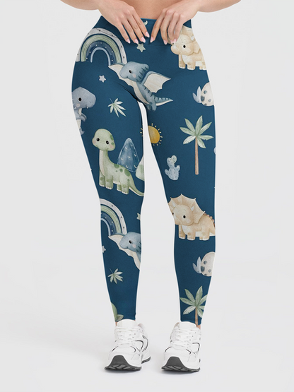 Vintage Midnight Dino Dreamer Leggings