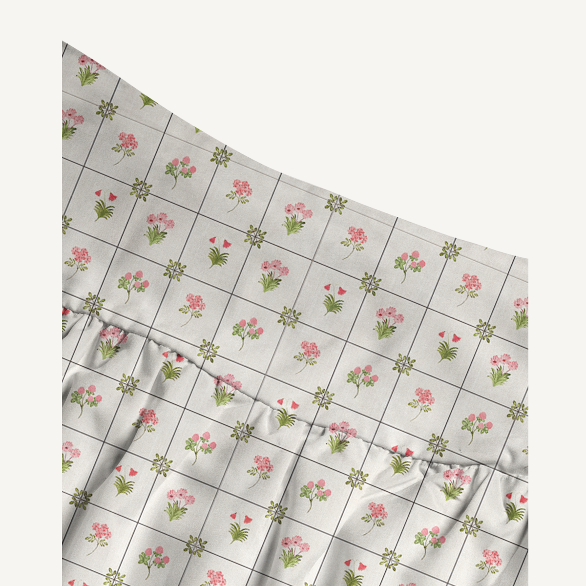 Meadow Tile Bloom Print Convertible Maxi Skirt & Strapless Dress