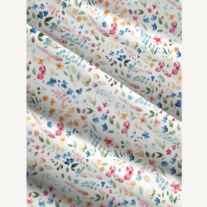 Wildflower Dream Print Wide Straps Maxi Dress With Pockets