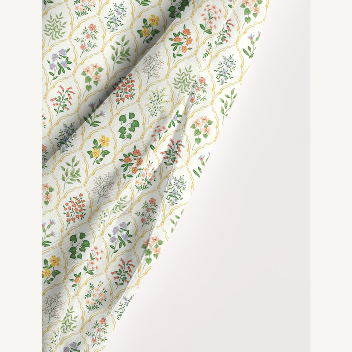 Warm Grid Floral Whisper Wide Straps Maxi Dress With Pockets
