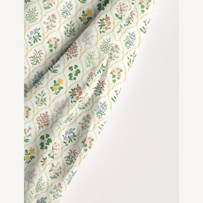 Warm Grid Floral Whisper Wide Straps Maxi Dress With Pockets