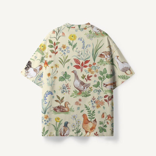 Countryside Garden Critter print Premium Eco Tee