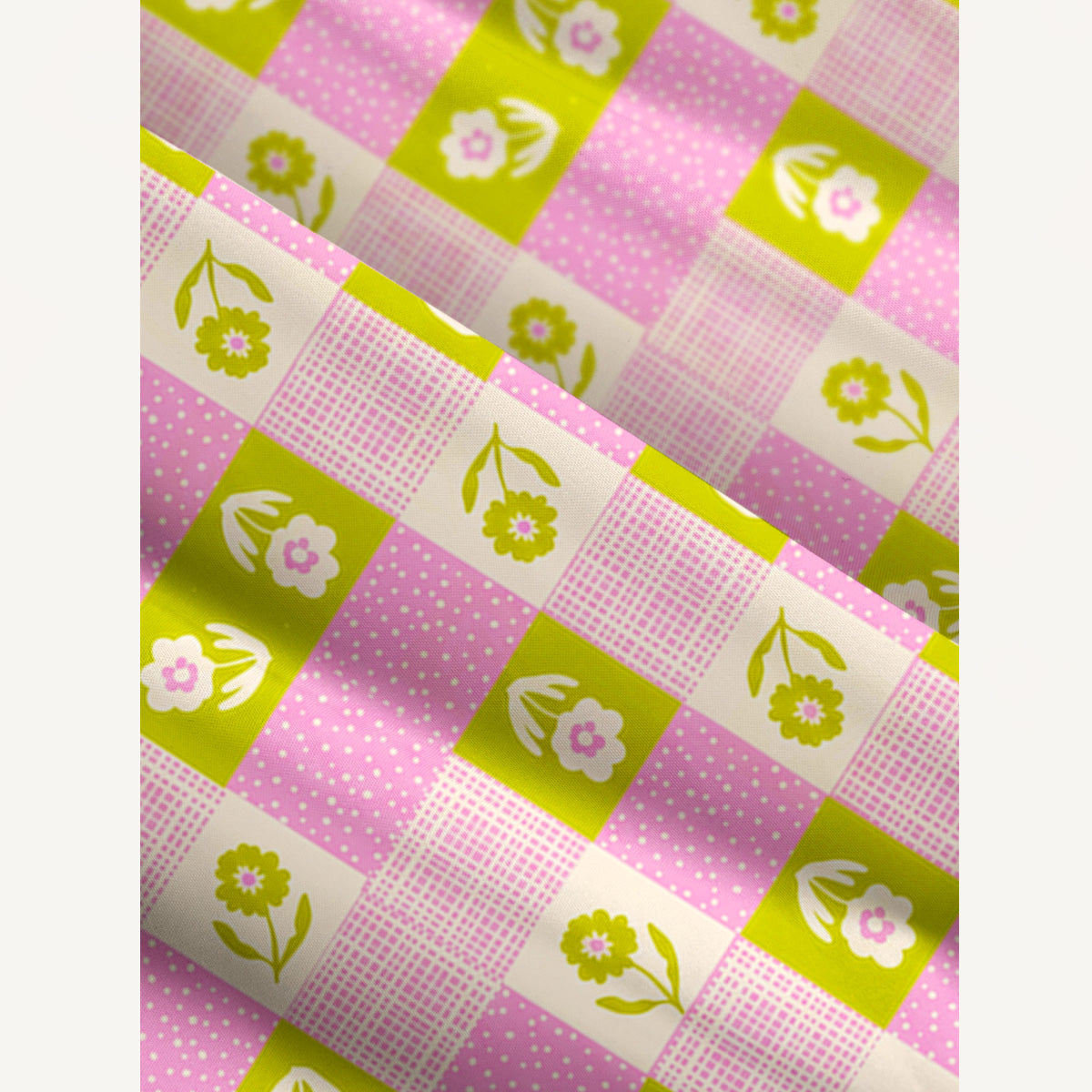 Spring Picnic Patchwork Print Wide Straps Maxi Dress With Pockets