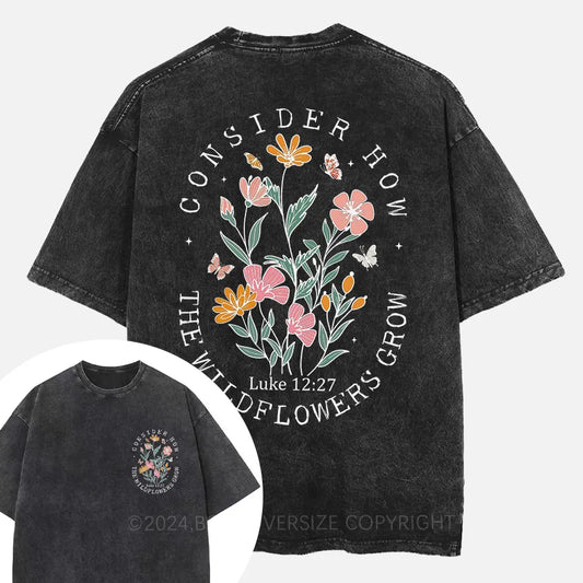 Vintage Boho Christian Washed T-Shirt