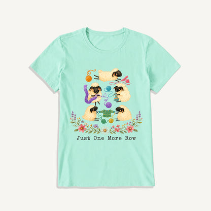 Woolly Meadow Craft Garden Print Crew Neck Cotton Tee