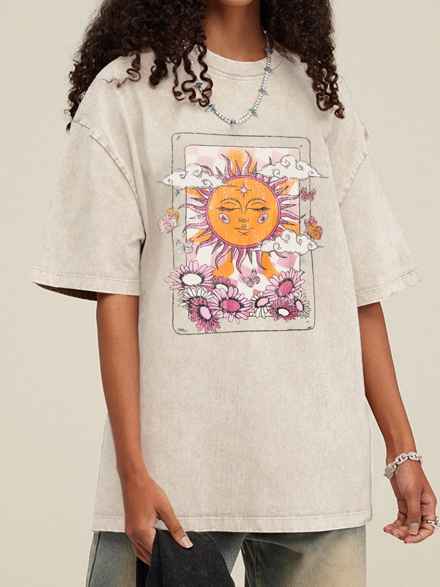 Vintage Celestial Sun Washed T-Shirt