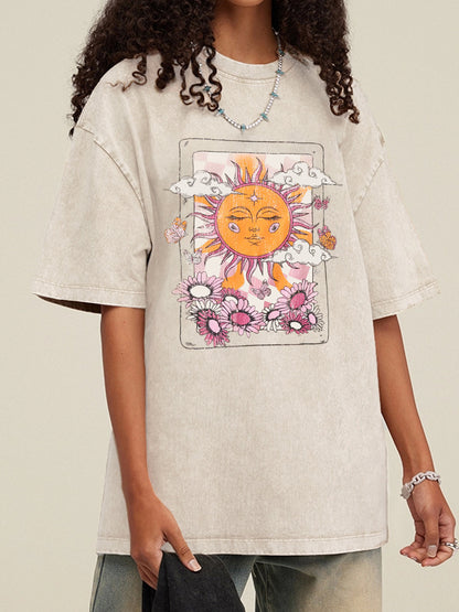 Vintage Celestial Sun Washed T-Shirt