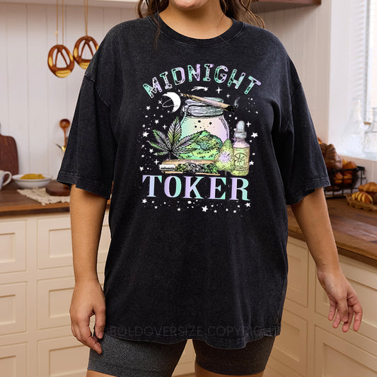 Vintage Midnight Toker Washed T-Shirt