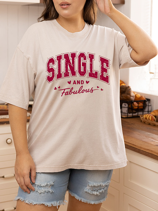 Vintage Single And Fabulous Washed T-Shirt