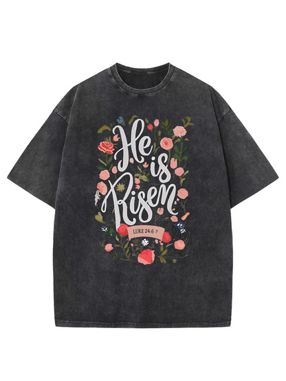 Vintage Easter Bible Verse Washed T-Shirt
