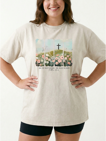 Vintage Jesus Easter Washed T-Shirt