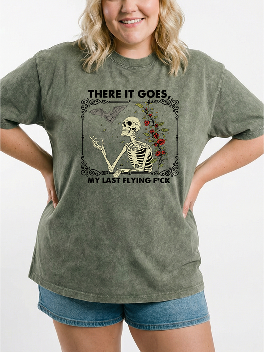 Vintage There It Goes, My Last F*Ck Washed T-Shirt
