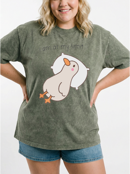 Vintage I Am At My Limit Washed T-Shirt