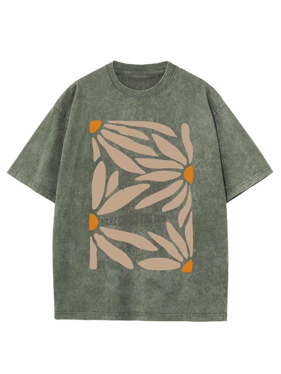 Vintage Here Comes The Sun Washed T-Shirt