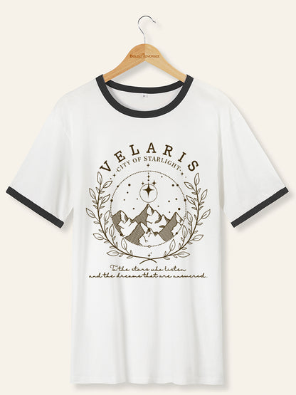 Vintage The Night Court Novel Ringer Tee