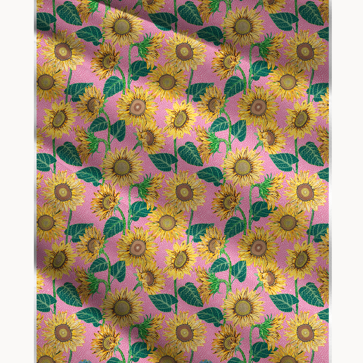 Vibrant Sunflower Floral Print Convertible Maxi Skirt & Strapless Dress