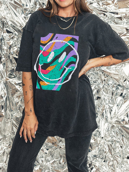 Happy Life Washed Tee