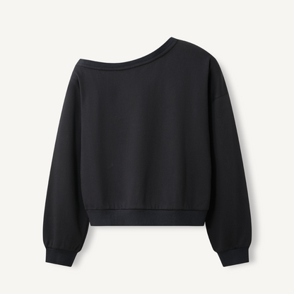 Fairy Dachshund Magic Print Off Shoulder Sweatshirts