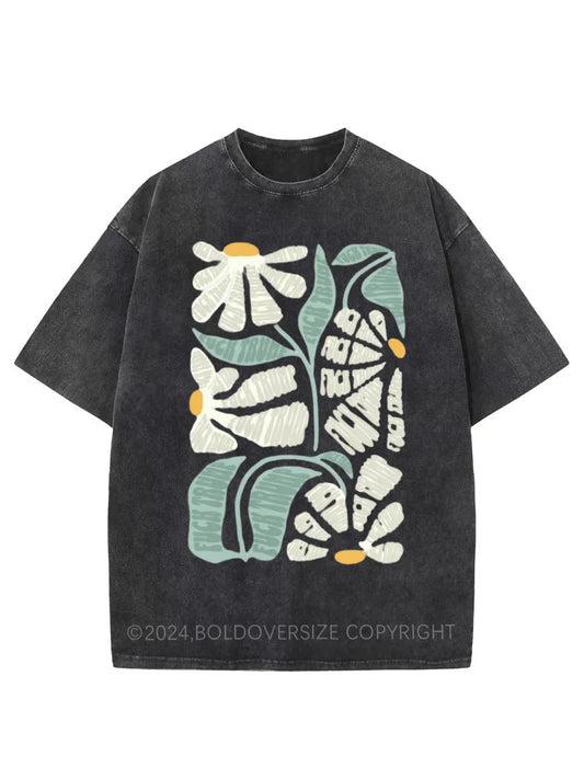 Vintage Comfort Flower Washed T-Shirt
