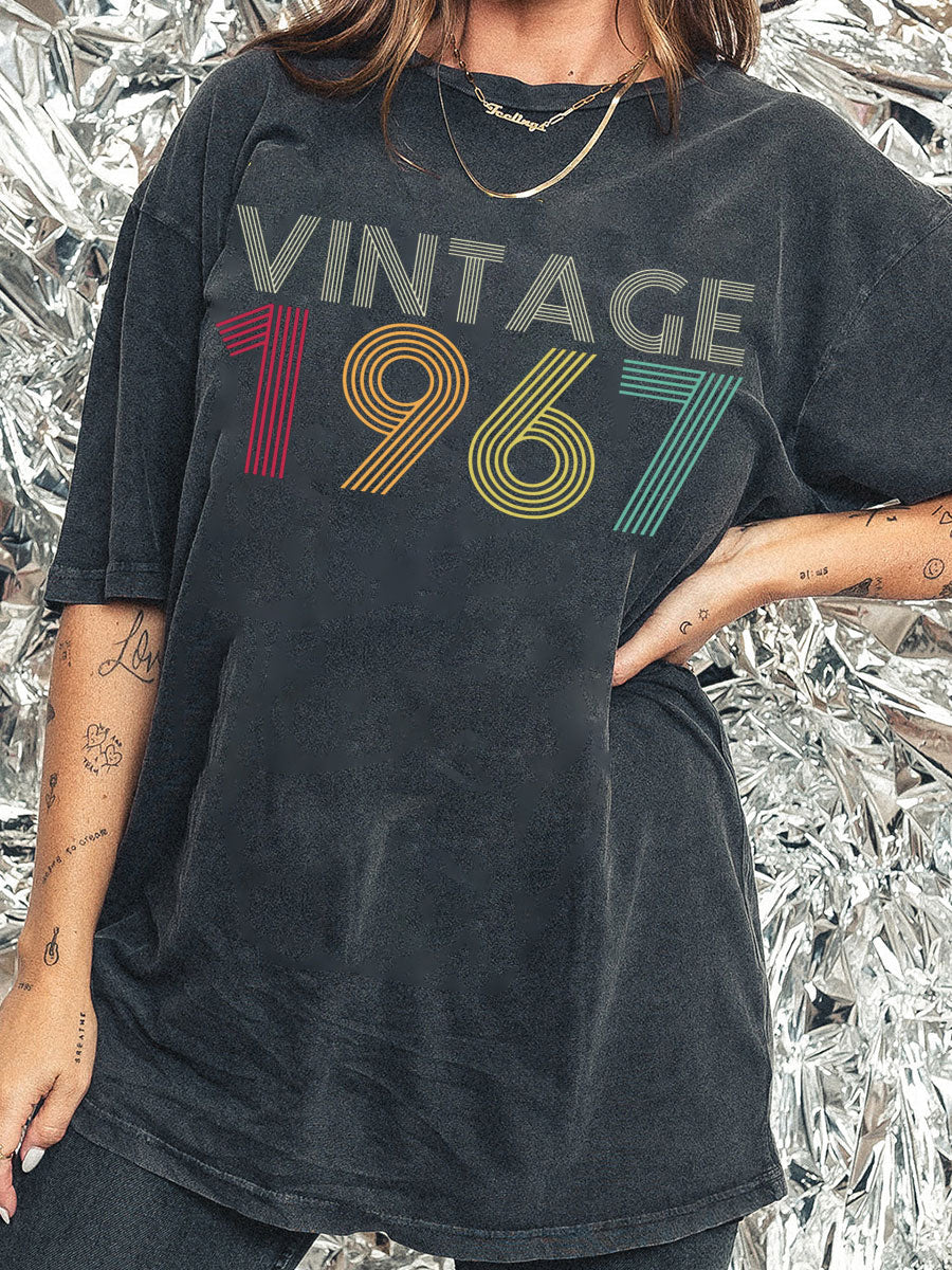 Vintage 1967 Retro Washed T-Shirt