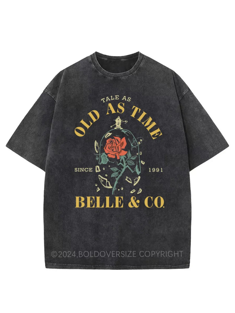 Vintage Tale As Old As Time Washed T-Shirt
