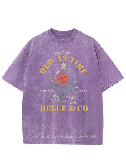 Vintage Tale As Old As Time Washed T-Shirt