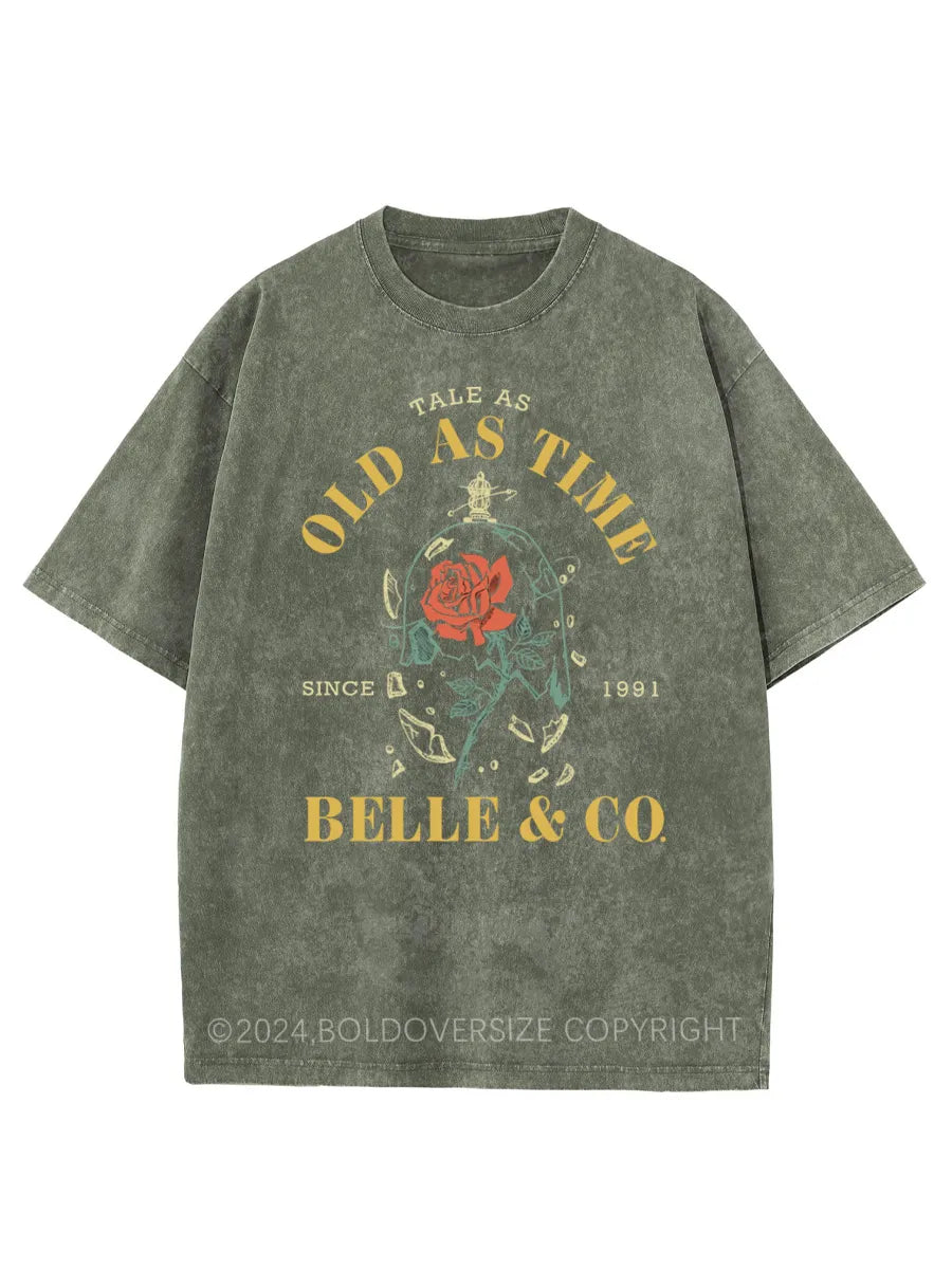 Vintage Tale As Old As Time Washed T-Shirt